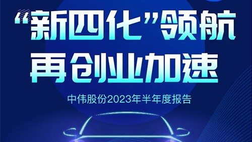 中偉股份2023半年報(bào)丨“新四化”領(lǐng) 航 再創(chuàng)業(yè)加速！